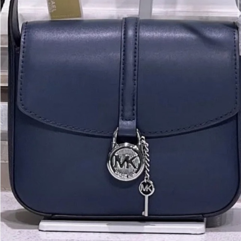Nwt Michael Kors blue crossbody purse